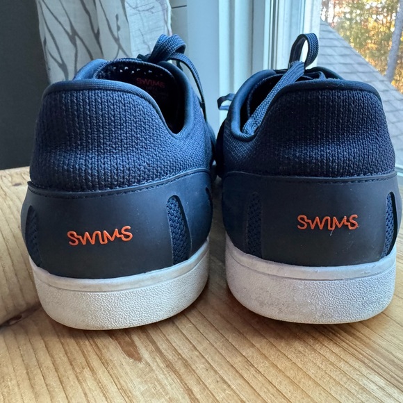 Swims Mens Breeze Tennis Washable Knit Sneaker US 8 | EU 41 Navy/White - Picture 7 of 8